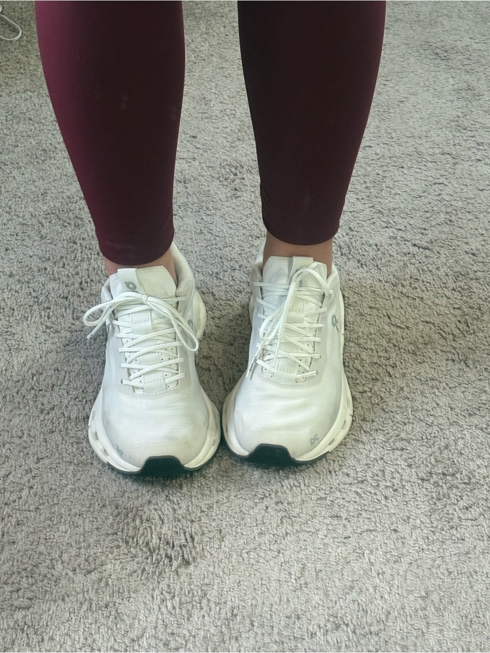 Women's white on cloudnova form sneakers